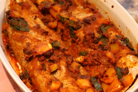 IMG 8447 thumb   Time Crunch Vegan Enchiladas