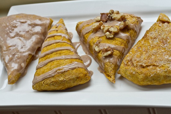 20100904IMG 2209 thumb   Savoury Pumpkin Scones in a Pumpkin Spiced Glaze