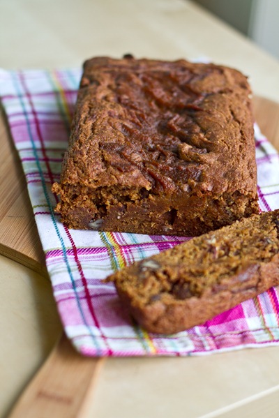20101109IMG 0136 thumb   Pumpkin Butter Swirl Butternut Pecan Bread