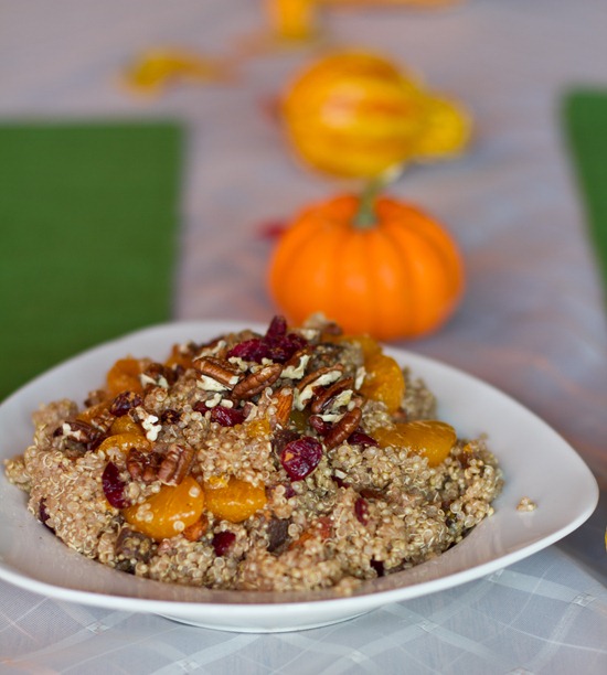 20101111IMG 0330 thumb   Mandarin & Maple Spiced Quinoa with Cranberries, Apricots, and Almonds