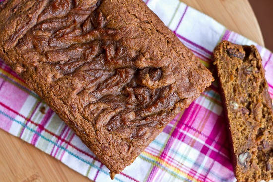 pumpkin butter swirl butternut pecan bread